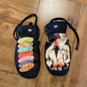 686 Black Seinfeld Mitts